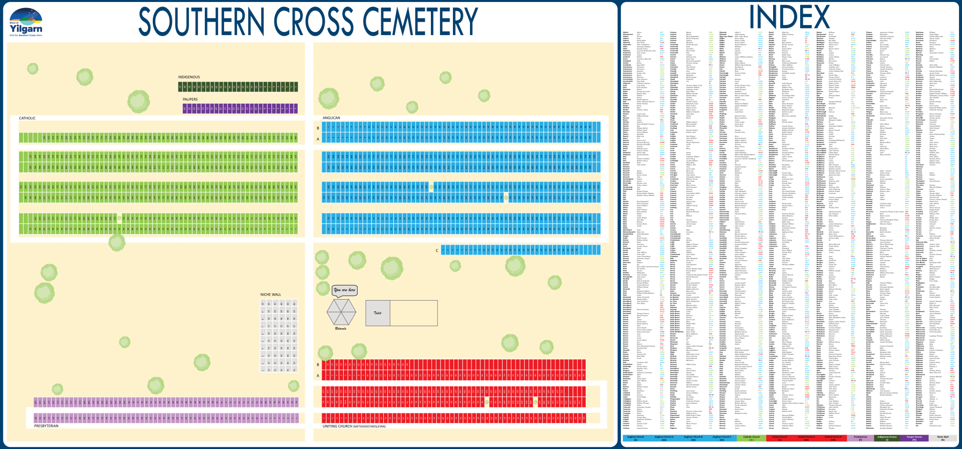 Cemetery map 2022