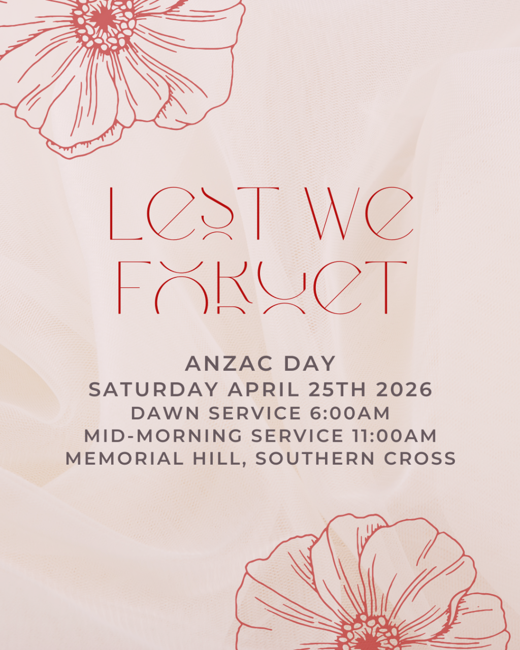 ANZAC Day poster