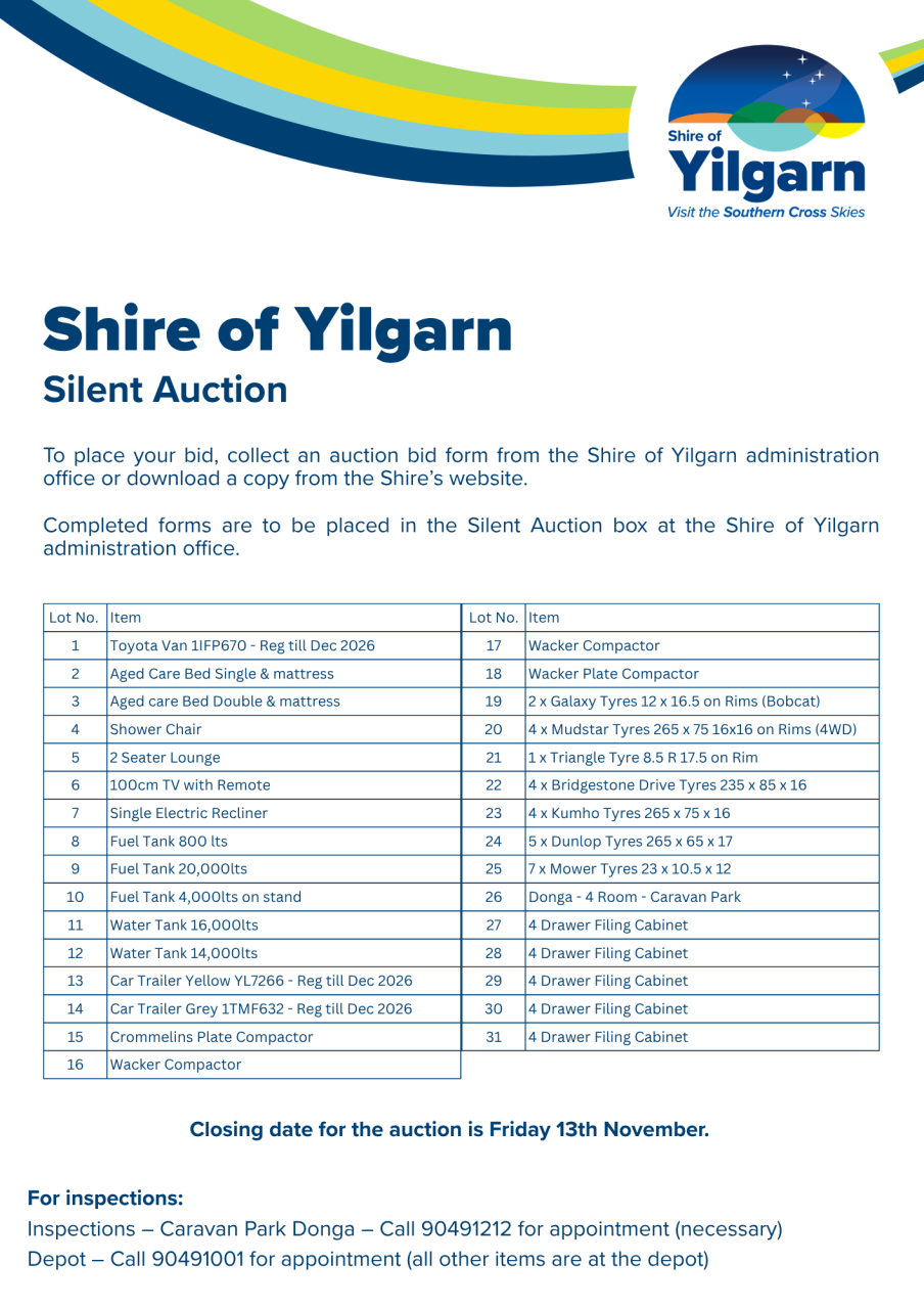 Silent auction