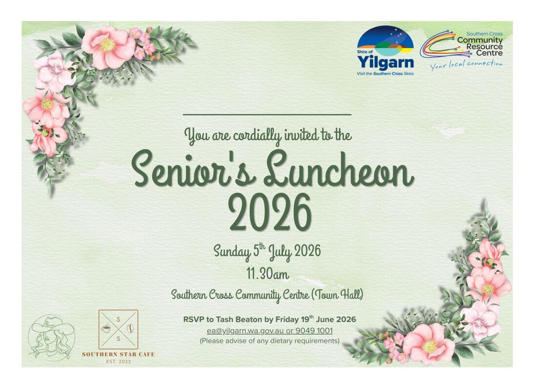 Senior's Luncheon
